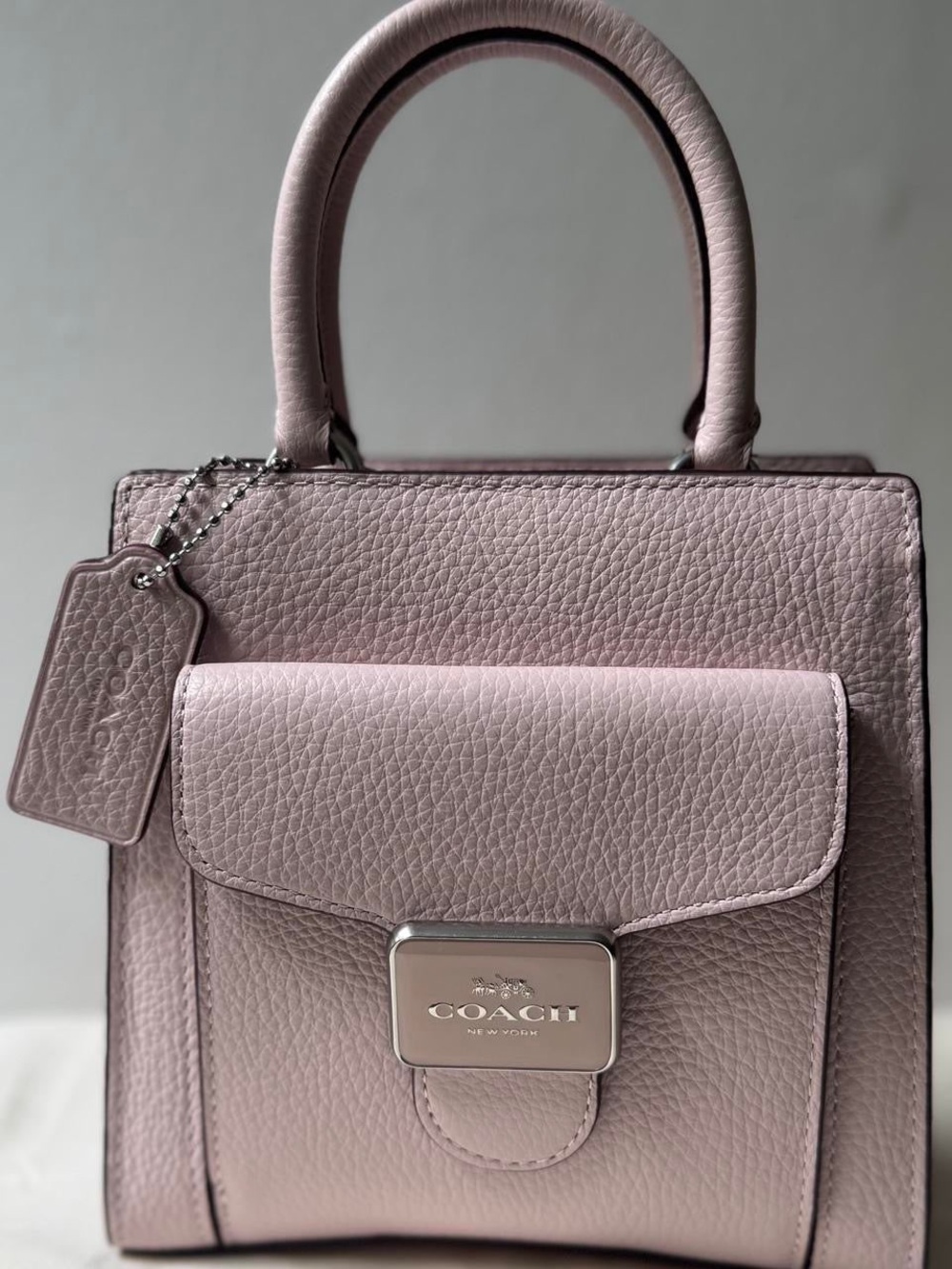 Coach Mini Pepper Crossbody Ice Pink C6778